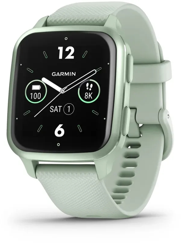 SmartWatch Garmin Venu Sq 2, Shadow Cool Mint/Metallic Mint