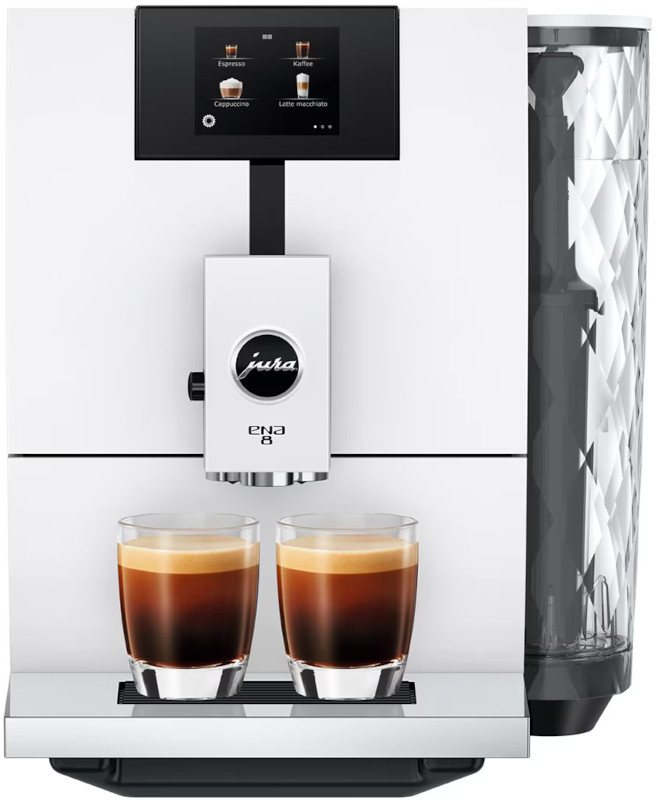 Espressor de cafea JURA ENA 8 Touch Full Nordic White EC Alb, 1450W, 15bar, 1.1L