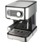 Espressor de cafea Fram FEM-850BKSS, 850W, 15bar, 1.5L, Argintiu