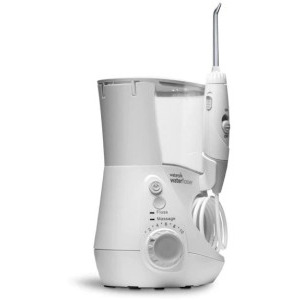 WATERPIK Irigator oral Aquarius WF-660, 10 trepte presiune, 6 rezerve, Alb