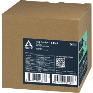ARCTIC AC P12 Pro LN 120mm PWM Five Fan Pack
