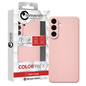 Lemontti Capac protectie spate Silicon Soft Slim Pink pentru Galaxy A57