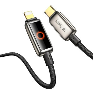 Mcdodo USB-C Male la Lightning Male, 36W, 1.2 m, Black