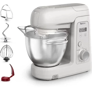Robot de bucatarie Tefal Bake Partner+ QB540BF0, 1100W, 4.6L, Gri