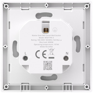 Sonoff Priza Smart WS01TPE-E, Tip E, Wi-Fi, Control vocal