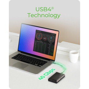 Icy Box IB-1920M-C42 M.2 NVMe USB4 Black