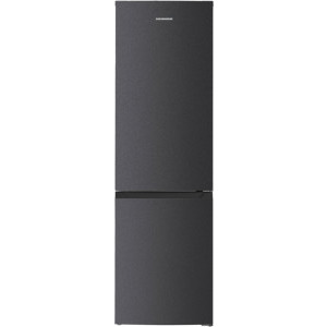 Heinner HCNF-HM253INVDGE++, 253 L, Clasa E, Total No Frost, Inverter, Control electronic, 180 cm, Antracit