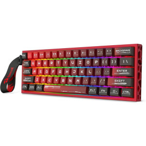 Redragon Venom Rapid Trigger RGB Red/Black Clossed Buttom Pink Magnetic Switch Mecanica