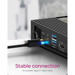 Icy Box Docking Station IB-DK2246AC, 100W Power Delivery, 3x 4K, Gigabit LAN