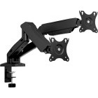 Suport TV / Monitor Icy Box IB-MS204-T, Dual monitor, max. 32 inch, Argintiu