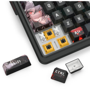 Redragon Artemis Pro Anime AK RGB Black/Red Yellow Linear Switch Mecanica