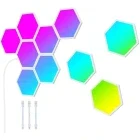 Govee Panou LED RGB Smart b6061301, Wi-Fi, Bluetooth, 10 buc