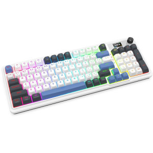 Redragon Galatin Pro RGB White/Blue Mambo Switch Mecanica
