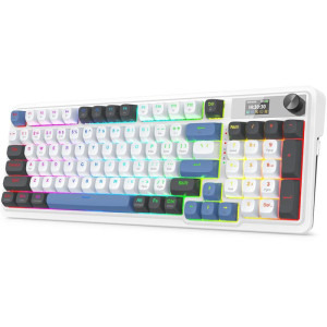 Redragon Galatin Pro RGB White/Blue Mambo Switch Mecanica