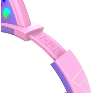 PowerLocus On-Ear, Bobo Cat Ears Kids Purple/Pink