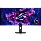 Monitor LED ASUS Gaming ROG Strix XG34WCDMS Curbat 34 inch UWQHD QD-OLED 0.03 ms 280 Hz USB-C HDR FreeSync Premium Pro & G-Sync Compatible