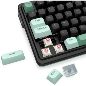 Redragon Eisa Magnetic RGB Black/Green  Clossed Buttom Pink Switch Mecanica