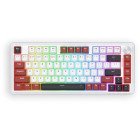 Tastatura Gaming Redragon Stormhunter RGB White/Red Closed Buttom Pink Switch Mecanica