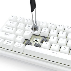 Redragon Draconic V2 Pro RGB White Linear Grey Switch Mecanica