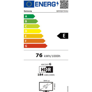 Samsung Smart TV Neo QLED QE65QN70H Seria QN70H 163cm 4K UHD HDR