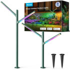 Govee Lampa LED de gradina RGB Smart H7086341, 24 W, 1100 lumeni, 2700K-6500K, IP66, Wi-Fi, Bluetooth
