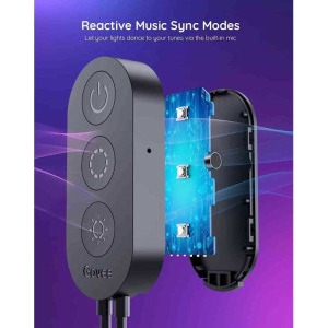 Govee Banda LED pentru TV RGB Smart H61780A1, Bluetooth, 3 m, diagonala 46-60 inch