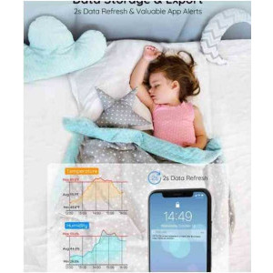 Govee Senzor de temperatura & umiditate Smart H5179001, Wi-Fi, Bluetooth
