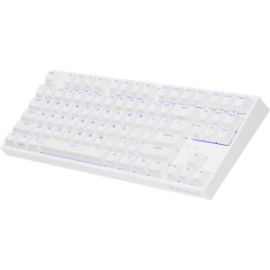 Genesis THOR 404 TKL White RGB Gateron Yellow Pro Switch Mecanica