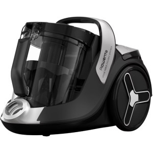 Rowenta Green Force Cyclonic EffiTech+ RO7C66EA, fara sac, 500W, 2.5L, Negru/Argintiu