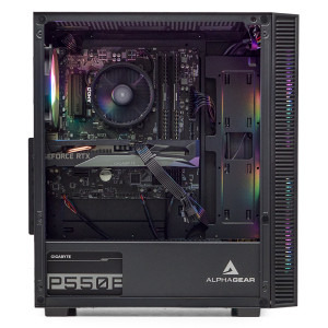 Gaming ZMEU Legendar Powered by GIGABYTE, AMD Ryzen 5 5600 3.5GHz, 16GB DDR4, 1TB SSD, RX 6600 8GB GDDR6, Iluminare RGB