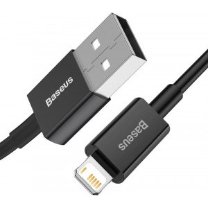 Baseus Superior, CALYS-C01, USB Male la Lightning Male, 2 m, Black