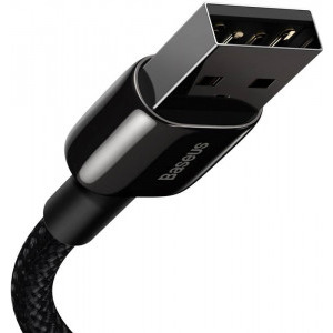 Baseus Tungsten CALWJ-A01, USB Male la Lightning Male, 2 m, Black