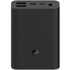 Baterie externa Xiaomi Mi Power Bank 3 Ultra Compact, 10000 mAh, 2x USB, 1x USB, 3A, Black