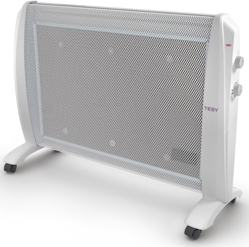 Tesy Convector de podea CN 221 MC, 2000 W, Termostat reglabil, Alb