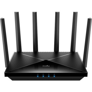 Router wireless CUDY 2.5Gigabit WR11000 Tri-Band WiFi 7 Black