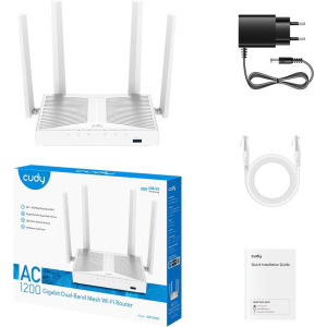 CUDY Gigabit WR1300S AC1200 Dual-Band WiFi 5