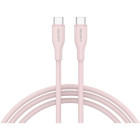 Cablu de date / adaptor Canyon USB-C Male la USB-C Male, 1 m, Pink