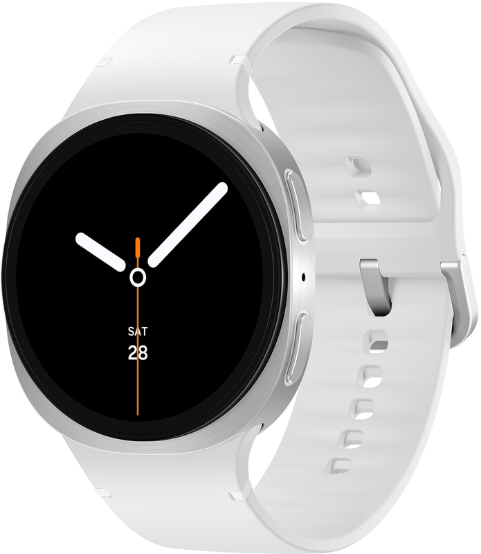 SmartWatch Samsung Galaxy Watch 8, LTE, 44 mm, Silver, Wi-Fi, Bluetooth, GPS, NFC, Rezistent la apa