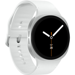 Samsung Galaxy Watch 8, 44 mm, Silver, Wi-Fi, Bluetooth, GPS, NFC, Rezistent la apa