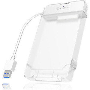 Icy Box IB-AC703-U3, 1x USB 3.2 Gen1, 2.5 inch, Transparent