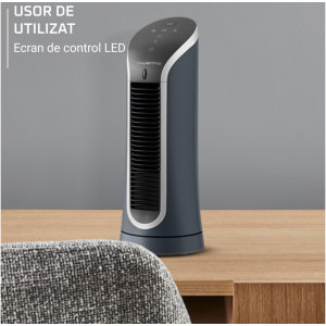 Rowenta Eole Compact VU6220F0, Turn, 11 W, Albastru/Negru