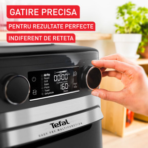 Tefal Friteuza cu aer cald Easy Fry Multifunction FW556DE0, 1800W, 15L, Argintiu/Negru