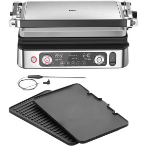 Braun Gratar electric MultiGrill 9 Pro CG9160, 2200W, Argintiu/Negru