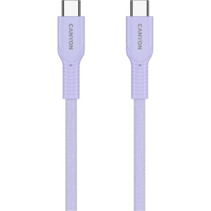 Canyon USB-C Male la USB-C Male, 1 m, Purple