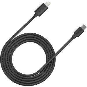 Canyon USB-C Male la Lightning Male, 2 m, Black
