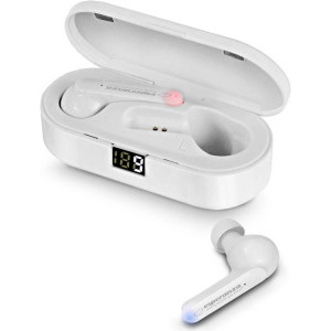 Casti Esperanza In-Ear, EH230W TWS, Bluetooth 5.0, White