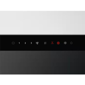 AEG telescopica GDP866PB, Putere de absorbtie 650 m3/h, Clasa A, 4 trepte de viteza, Iluminare LED, SilenceTech, SecureHold, Hob2Hood, 60 cm, Negru