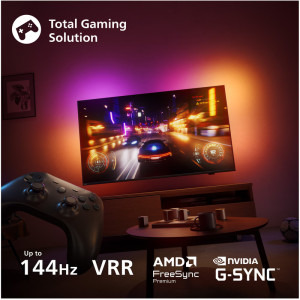 Philips Smart TV 65OLED820/12 Seria OLED820/12 164cm 4K UHD HDR Ambilight pe 3 laturi