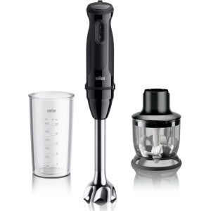 Braun Mixer vertical MultiQuick 3 MQ30201M, 900W, 0.6 L / 0.35L, Negru