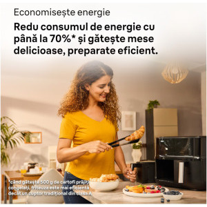 Braun Friteuza cu aer cald TwinCook 3 TD3030IBK, 2850W, 2x 4L, Negru
